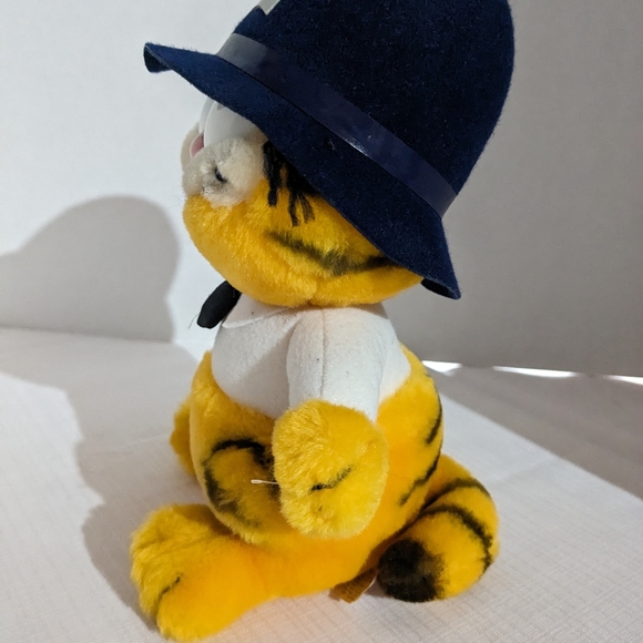 Garfield the Cat Police Officer Bobby Plush 10" Jim Davis VTG 1981 Dakin - Picture 4 of 6